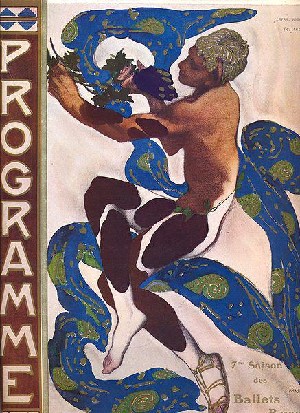 Leon Bakst in the ballet Afternoon of a Faun 1912 oil painting picture